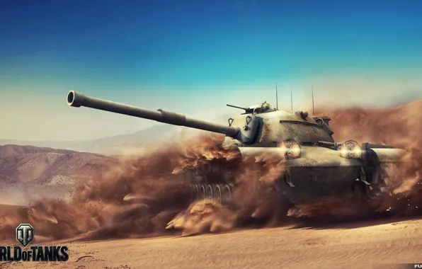 Game, Art, World of Tanks, Wargaming, FuriousGFX, M48A1 Patton