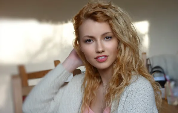 Picture face, background, hair, beauty