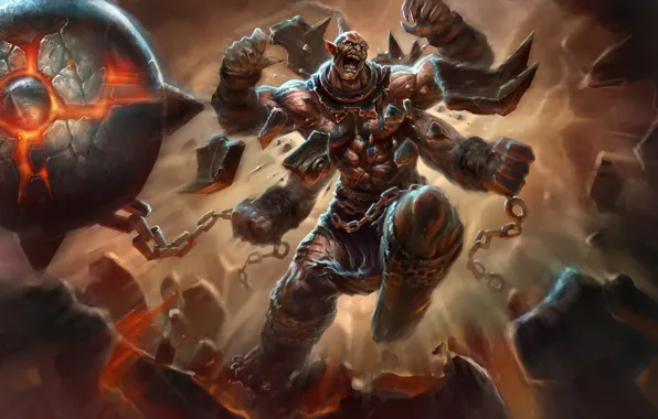 Picture Heroes of Newerth, metal ball, prisoner 945