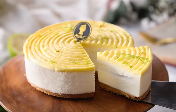 Cake, cheesecake, peel
