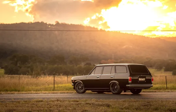 Datsun, 1972, Wagon, 1200, B210