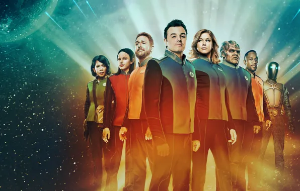 Space, fiction, the series, poster, characters, TV Series, Adrianne Palicki, Adrienne Paliki