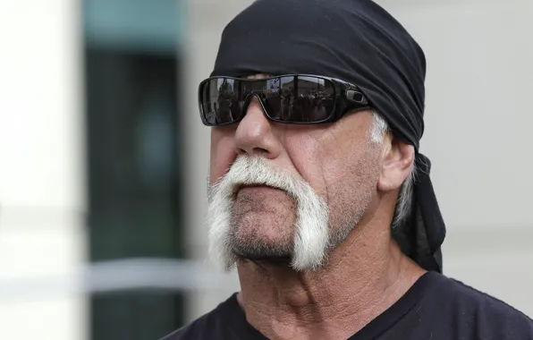 Picture mustache, pose, glasses, Hulk Hogan, actor, actor, photoshoot, wrestler