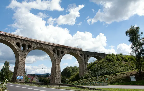 Picture Nature, Clouds, Bridge, Clouds, Bridge