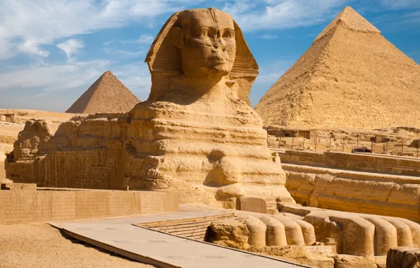 Egypt, pyramid, the Egyptian landscape