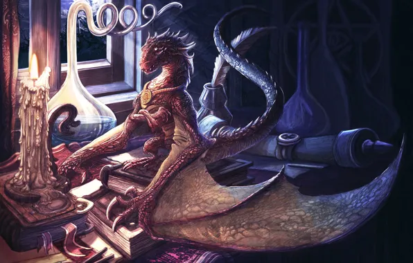 Dragon, Art, Fiction, Magic, Illustration, Books, Characters, Creatures