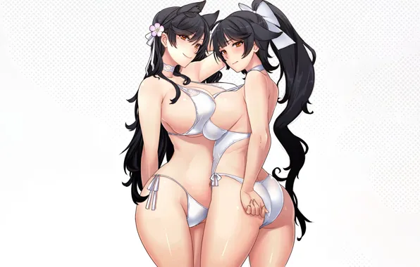 Girl, sexy, long hair, boobs, anime, beautiful, pretty, brunette