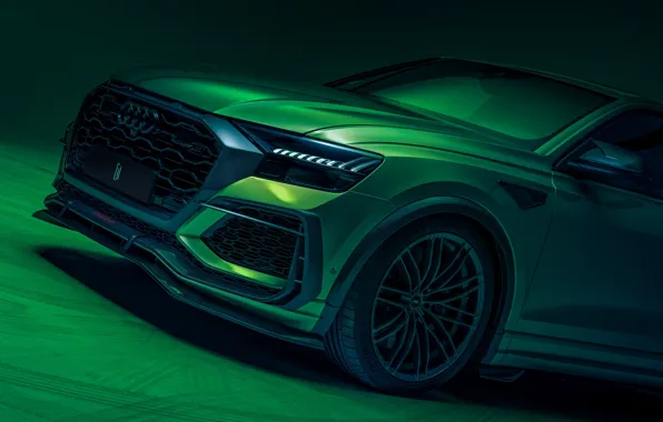 Picture Audi, green, before, tuning Studio, ABBOT, kit, Crossover, RSQ8-R