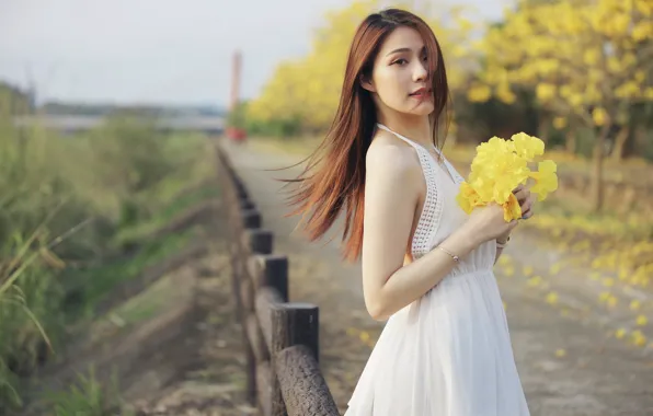 Picture summer, look, girl, model, dress