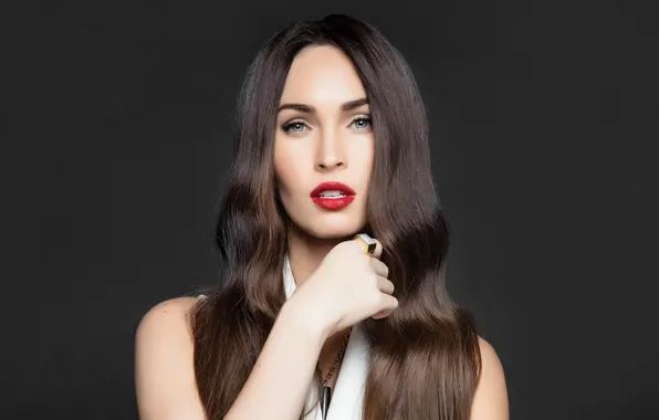 Look, Megan Fox, portrait, actress, brunette, celebrity
