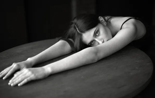 Black and white, Alina, Alexey Osipkin