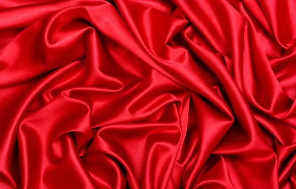 Picture red, fabric, folds