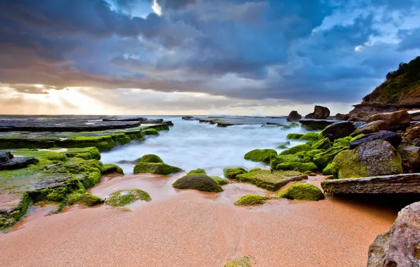 Sea, landscape, shore