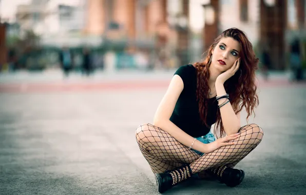 Picture face, model, hair, brown hair, Martina Cecilia