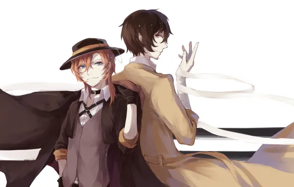 Guys, Bungou Stray Dogs, Dasi, Stray Dogs: A Literary Genius, Nakahara Chuuya, Dazai Osamu