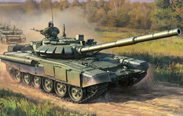 Tank, USSR, Russia, MBT, T-72B3, Andrei Zhirnov