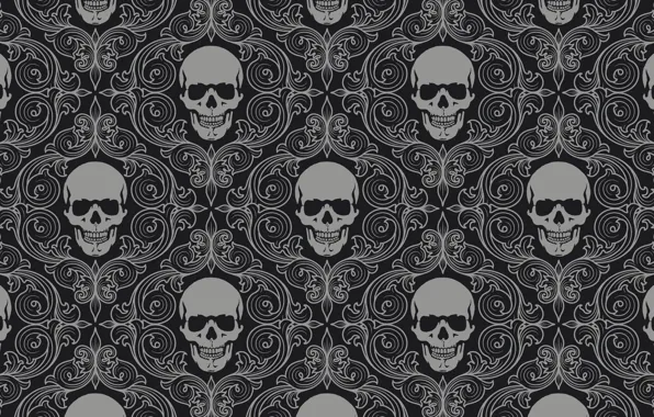 Picture background, wall, pattern, color, skull, texture, ornament