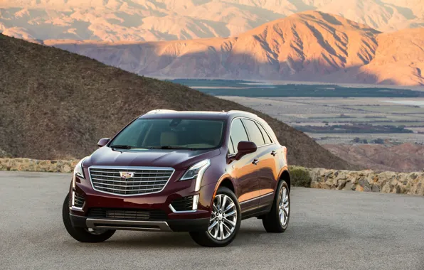 Mountains, jeep, Cadillac, cadillac, american, Xt5