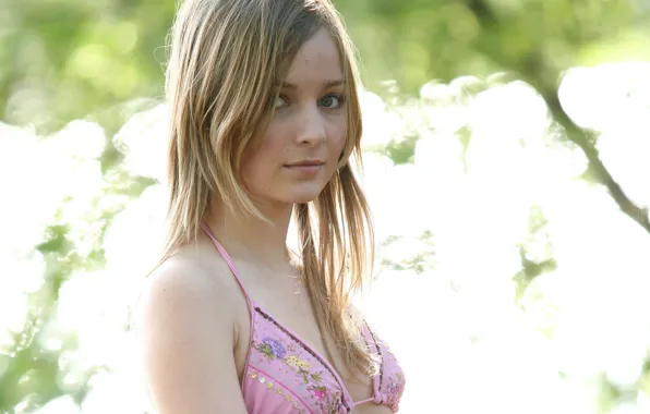 Picture girl, sexy, cleavage, long hair, boobs, beautiful, pretty, breasts