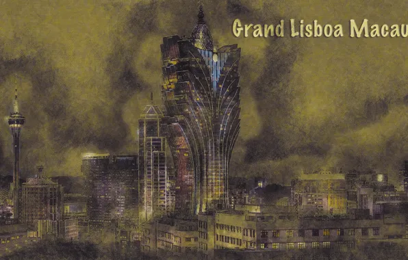 The city, art, Grand Lisboa Makao China