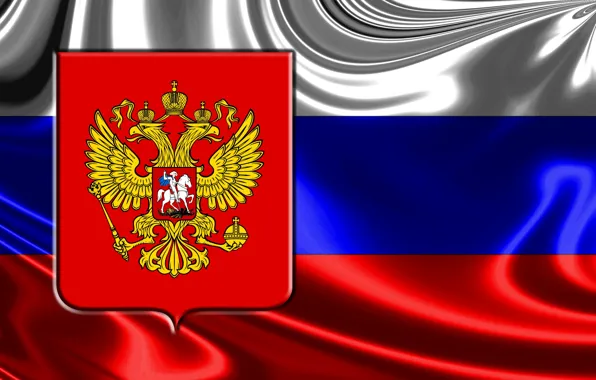 RUSSIAN FLAG – COAT OF ARMS