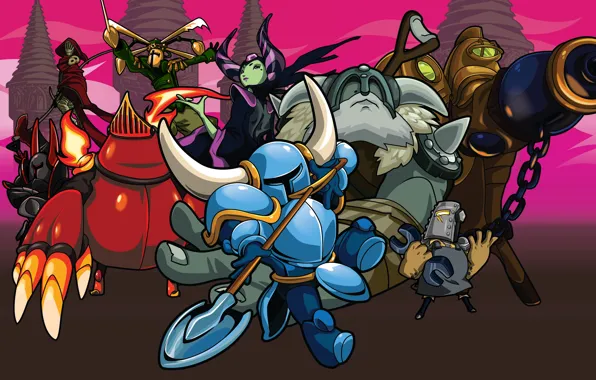 Games, Art, Platform, Retro, Cartoon, Character, Shovel Knight