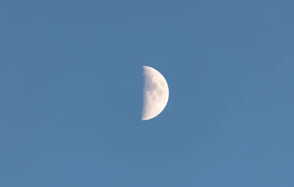 The sky, the moon, satellite, a month