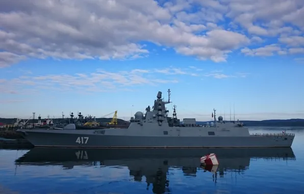 Navy, Frigate, patrol ship, &quot;Admiral Gorshkov&quot;, Severomorsk
