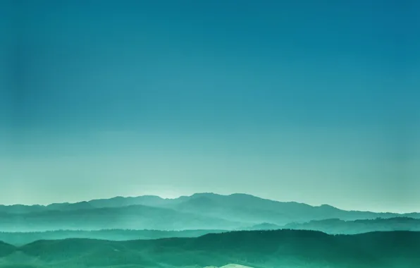 The sky, landscape, mountains, HTC, One M9