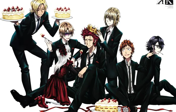 K Project, Suoh Mikoto, Yata Misaki, Fushimi Saruhiko, Kusanagi Izumo, Kushina Anna, Totsuka Tatara, Kamamoto …