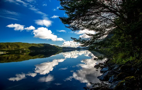 Picture the sky, clouds, mountains, Norway, Norway, Ålesund, Alesund, More and Romsdal