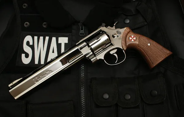 Picture revolver, swat, umbrella