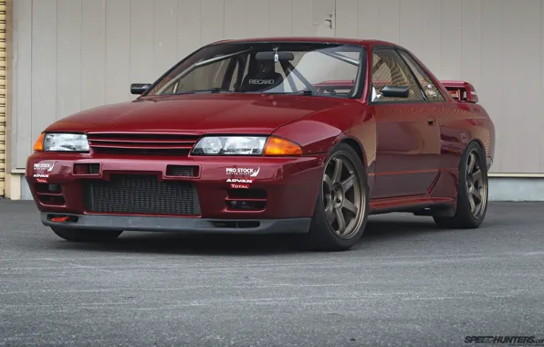 Nissan, turbo, red, wheels, skyline, japan, jdm, tuning