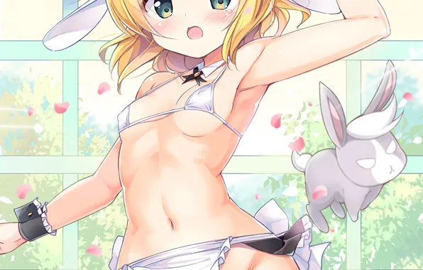 Girl, sexy, lingerie, pantsu, bra, cleavage, panties, green eyes