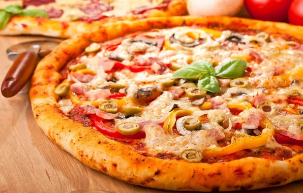 Picture food, yummy, pizza, wallpapers, pizza