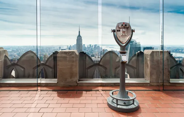 New York, Manhattan, Manhattan, lookout, Rockefeller Buidling