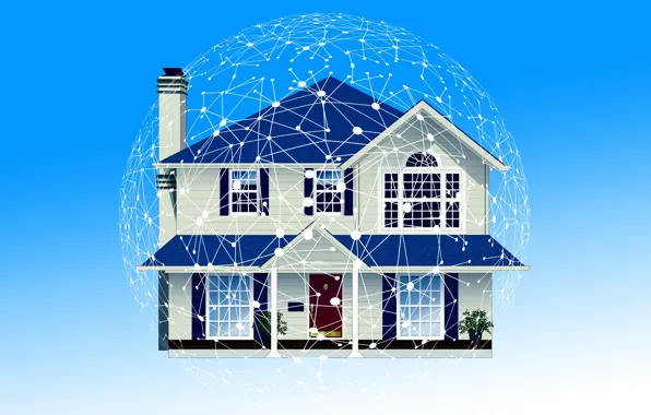 Picture network, Internet, smart home