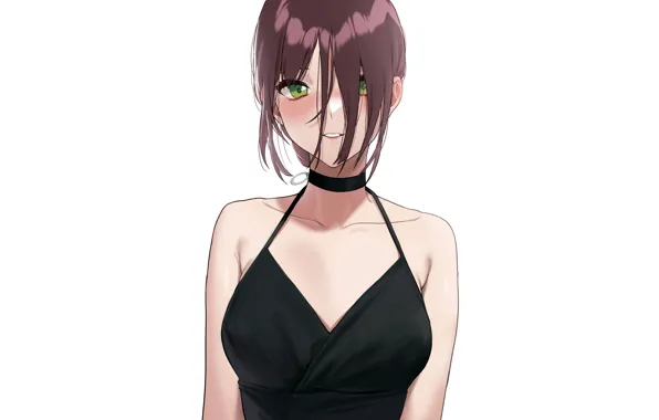 Picture blouse, anime, sexy, short hair, attractive, boobs, handsome, girl