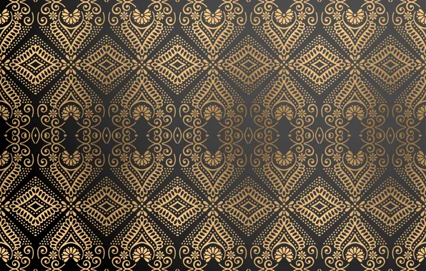 Pattern, gold, ornament, color, Luxury, ornamental