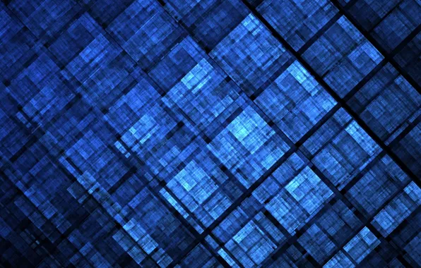 Pattern, squares, blue color