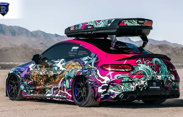 Mercedes-Benz, AMG, tuning, C63, Rohana Wheels, SEMA 2019, C63Z, RFG5
