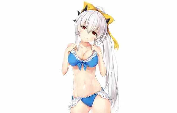 Picture girl, sexy, Cameltoe, cleavage, long hair, boobs, anime, beautiful