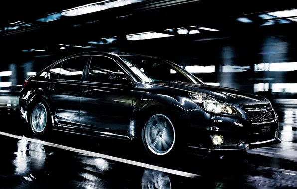 Subaru, Machine, Movement, Black, Car, Car, Cars, Black