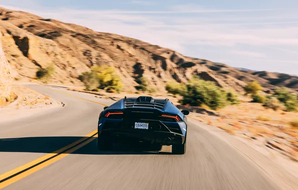 Picture Lamborghini, Huracan, rear view, Lamborghini Huracan Sterrato