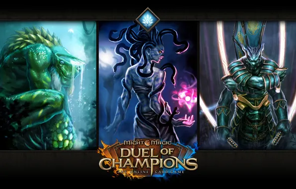 Picture Might &amp; Magic: Duel of Champions, Coral priestess, Kappa soya, Kansai