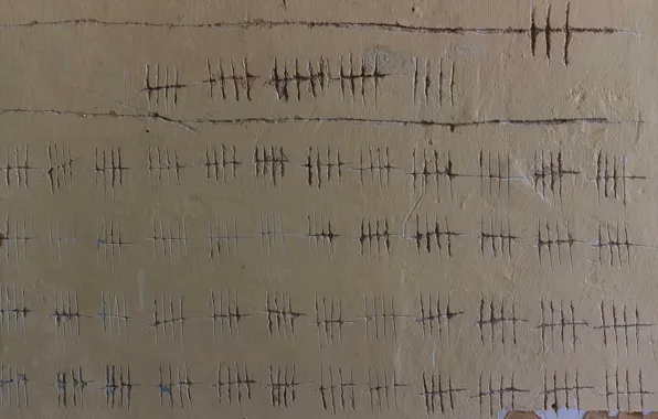 Wall, calendar, prison