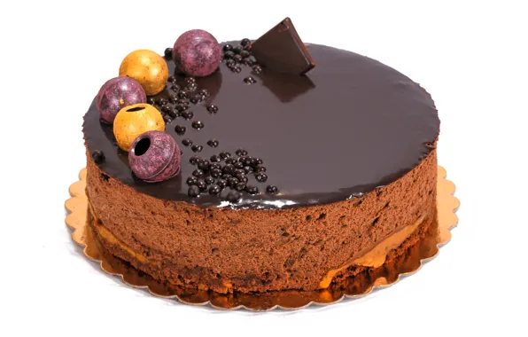 Picture chocolate, cake, dessert, cakes, chocolate, glaze, cakes, sweets