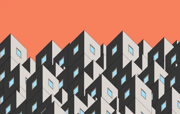 Picture abstraction, home, window