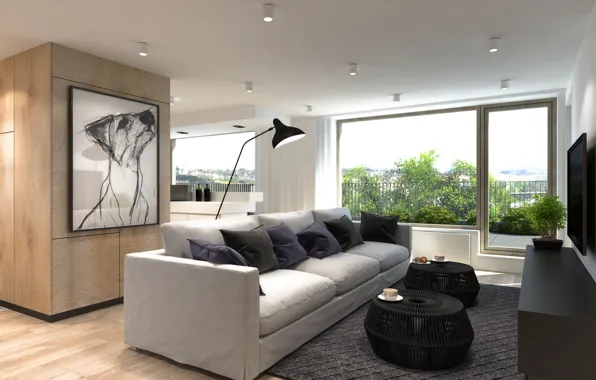 Download wallpaper design, style, interior, living space, section ...