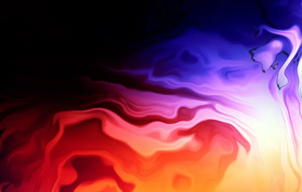 Picture Apple, Red, Purple, MacOS, Gradient, 2022, Fluid